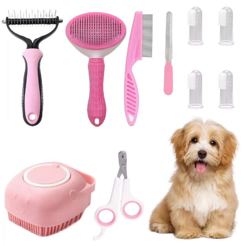10-in-1 Pet Grooming & Cleaning Kit